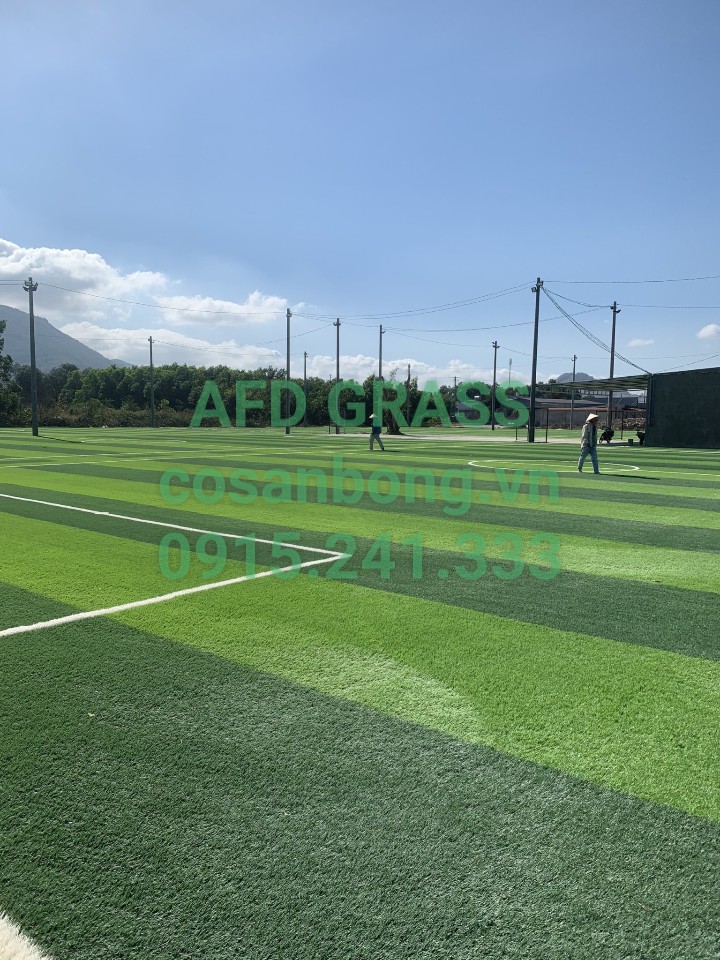 Hoàn thiện sân bóng cỏ nhân tạo tại Vũng Tàu