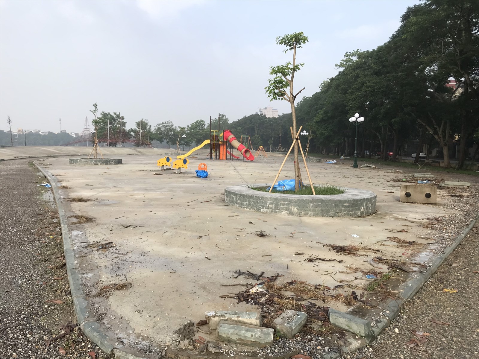 Hoàn thành dự án 10,000m2 cỏ sân vườn tại Đảo Cò Hưng Yên