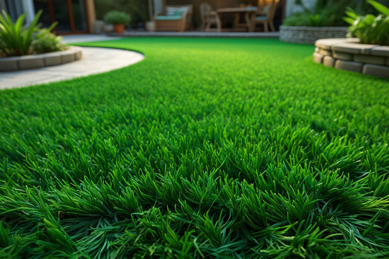 Kết Hợp Cỏ Nhân Tạo Với Các Vật Liệu Khác Trong Thiết Kế Cảnh Quan